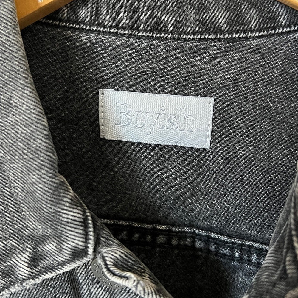 Boyish washed black ryder denim jacket - Picture 6 of 13